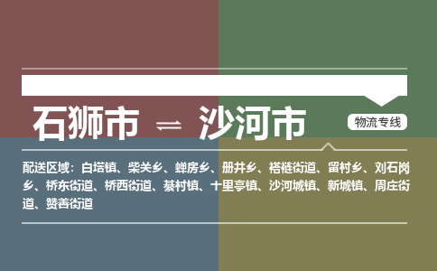 石狮到沙河物流公司专线 价格及优程物流的沙河专线详情