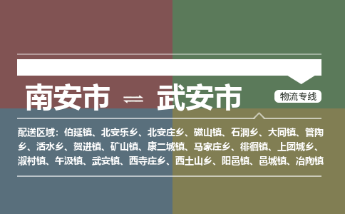 南安至武安物流专线 南安至武安物流公司