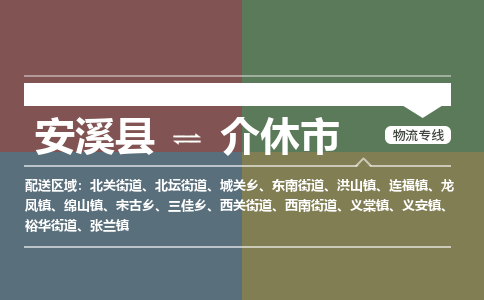 安溪至介休物流专线 安溪至介休物流公司