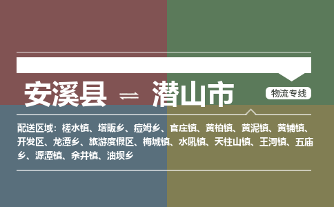 安溪至潜山物流专线 安溪至潜山物流公司