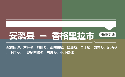 安溪到香格里拉物流专线公司