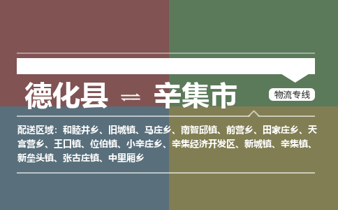 德化至辛集物流专线 德化至辛集物流公司
