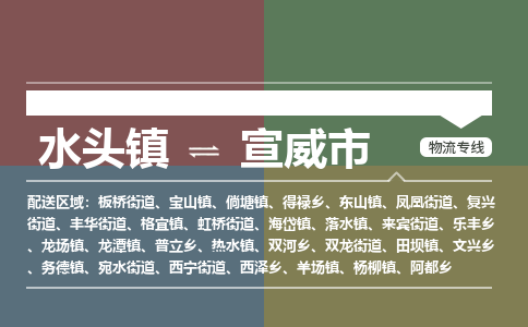 水头镇至宣威市物流专线 水头镇至宣威市物流公司