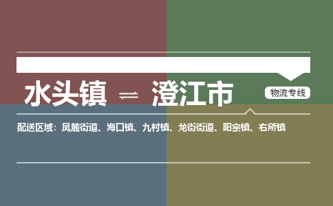 水头镇到澄江市物流专线公司