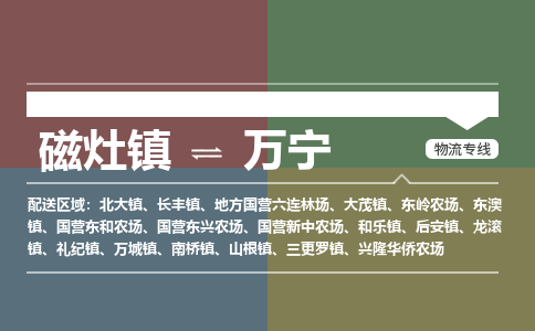 磁灶镇至万宁物流专线 磁灶镇至万宁物流公司