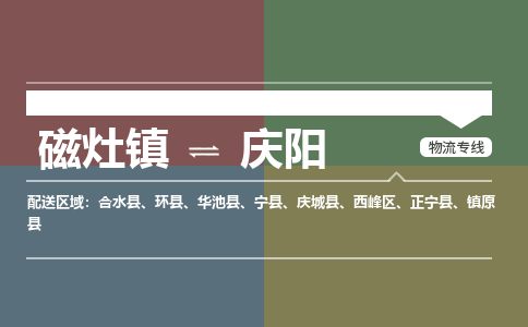 磁灶镇至庆阳物流专线 磁灶镇至庆阳物流公司