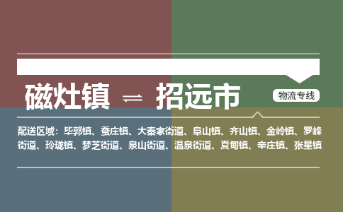 磁灶镇至招远市物流专线 磁灶镇至招远市物流公司