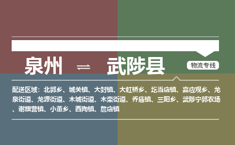 泉州至武陟县物流专线 泉州至武陟县物流公司