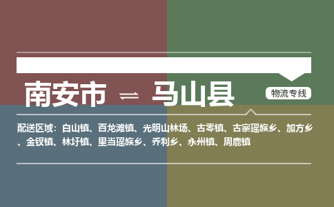 南安市至马山县物流专线 南安市至马山县物流公司