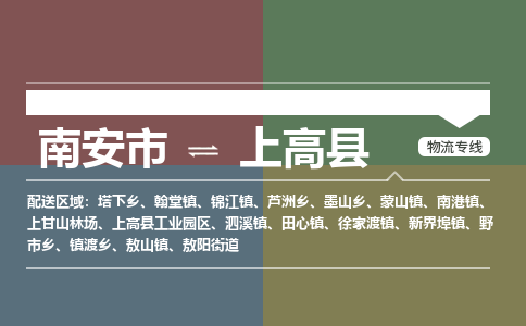 南安市至上高县物流专线 南安市至上高县物流公司