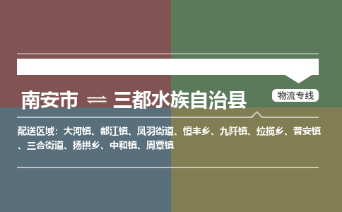南安市到三都县物流专线，集约化一站式货运模式