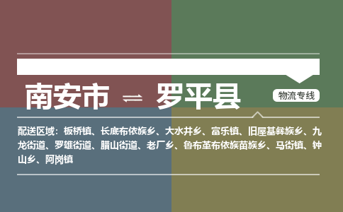 南安市到罗平县物流专线,集约化一站式货运模式 南安市到罗平县物流专线,集约化一站式货运模式