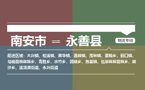 南安市至永善县物流专线 南安市至永善县物流公司