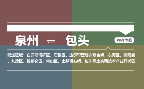 泉州至包头搬家公司 泉州至包头行李托运