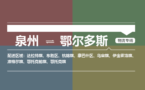 泉州至鄂尔多斯搬家公司 泉州至鄂尔多斯行李托运