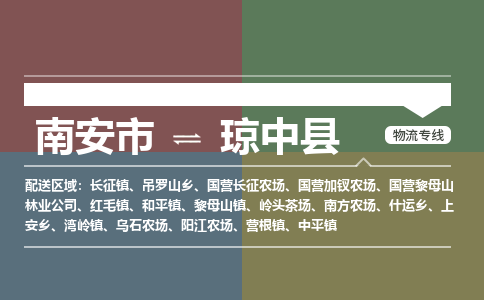 南安市至琼中县物流搬家公司 南安市至琼中县物流行李托运