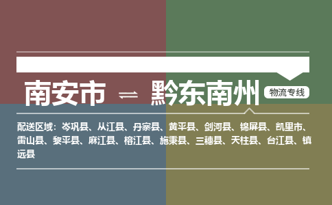 南安市至黔东南州物流搬家公司 南安市至黔东南州物流行李托运