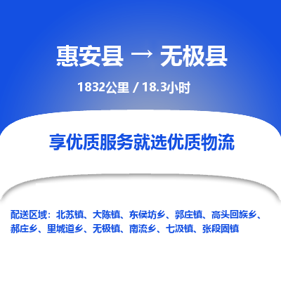 惠安县到无极县物流专线,集约化一站式货运模式 惠安县到无极县物流专线,集约化一站式货运模式